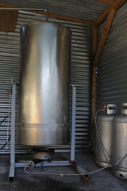 biomass chamber with bottom attached