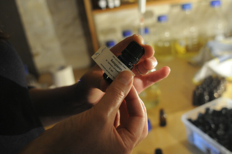 labeling the bottles